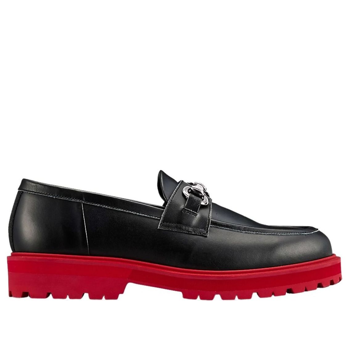 (WMNS) Onitsuka Tiger Bit Loafer 'Black Classic Red' 1182A698-001