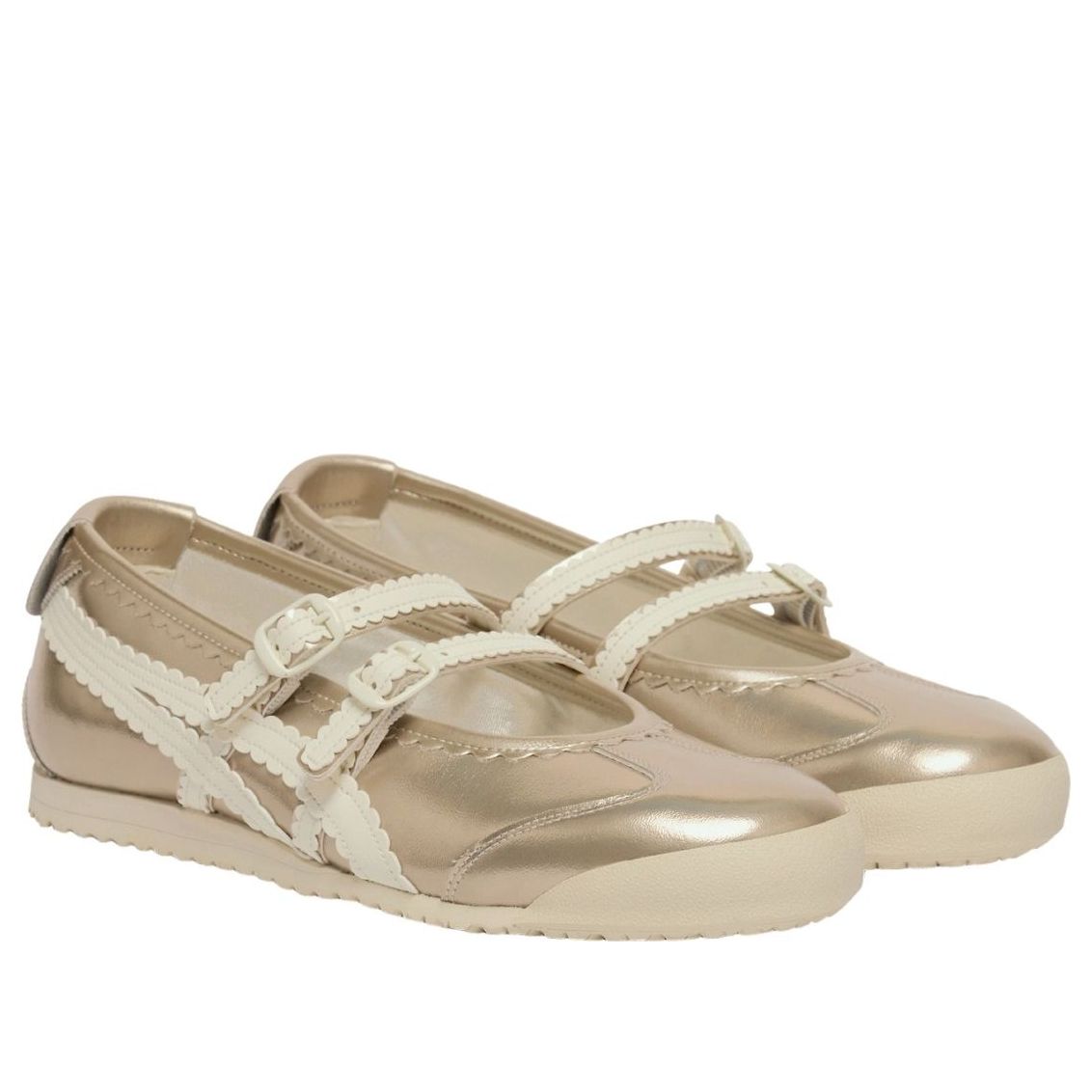 (WMNS) Onitsuka Tiger Mexico 66 TGRS 'Metallic Pack Champagne Cream' 1182A708-250