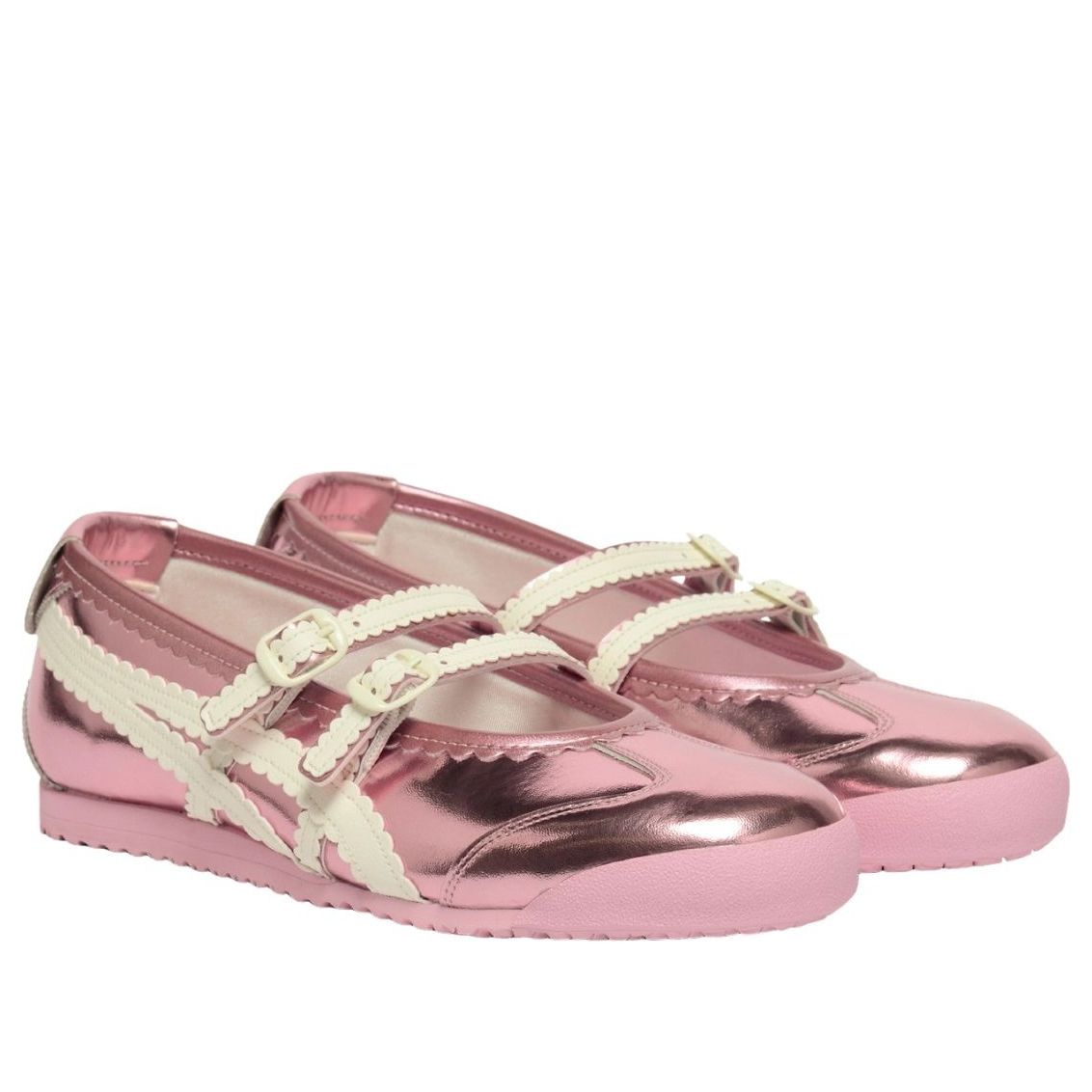 (WMNS) Onitsuka Tiger Mexico 66 TGRS 'Metallic Pack Crystal Pink Cream' 1182A708-701