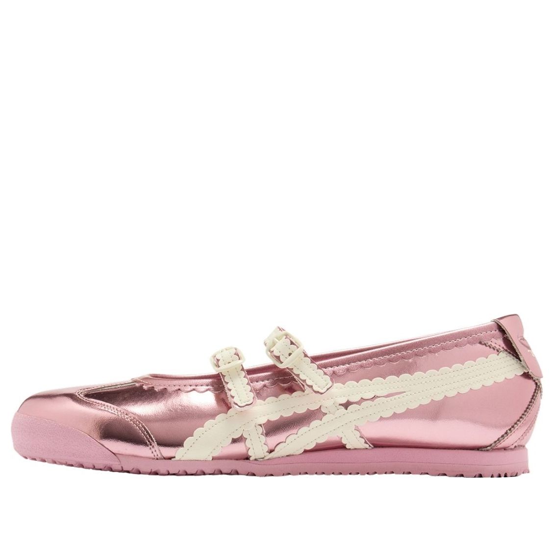 (WMNS) Onitsuka Tiger Mexico 66 TGRS 'Metallic Pack Crystal Pink Cream' 1182A708-701