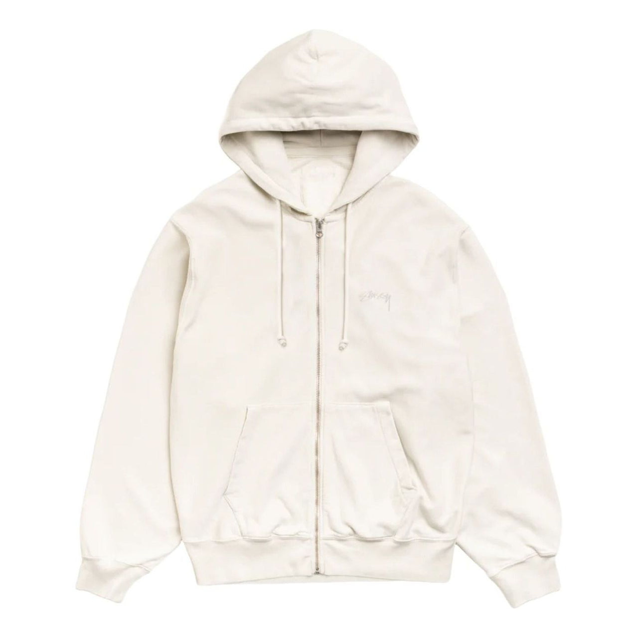 Stussy Lightweight Terry Zip Hoodie 'Stone' 118613-STON