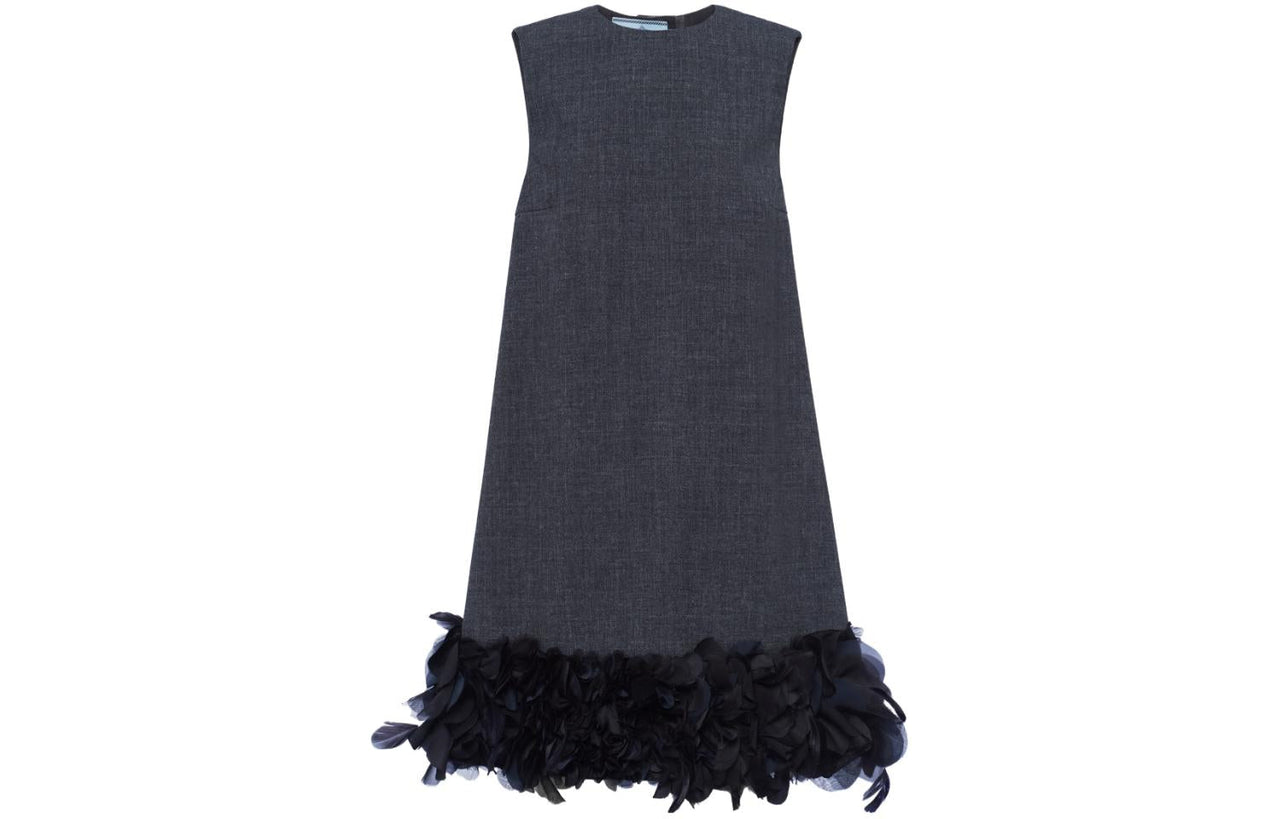 PRADA Crewneck Sleeveless Dress
