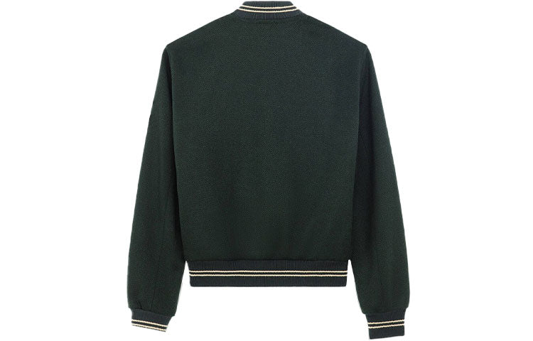 CELINE Baseball Jacket Unisex Dark Green