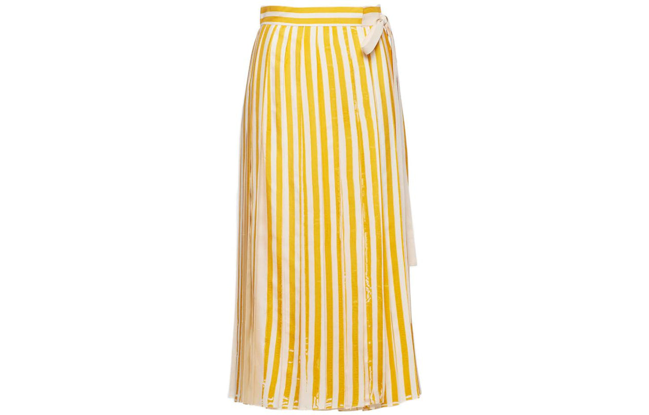 PRADA Casual Long Skirts Women's Yellow