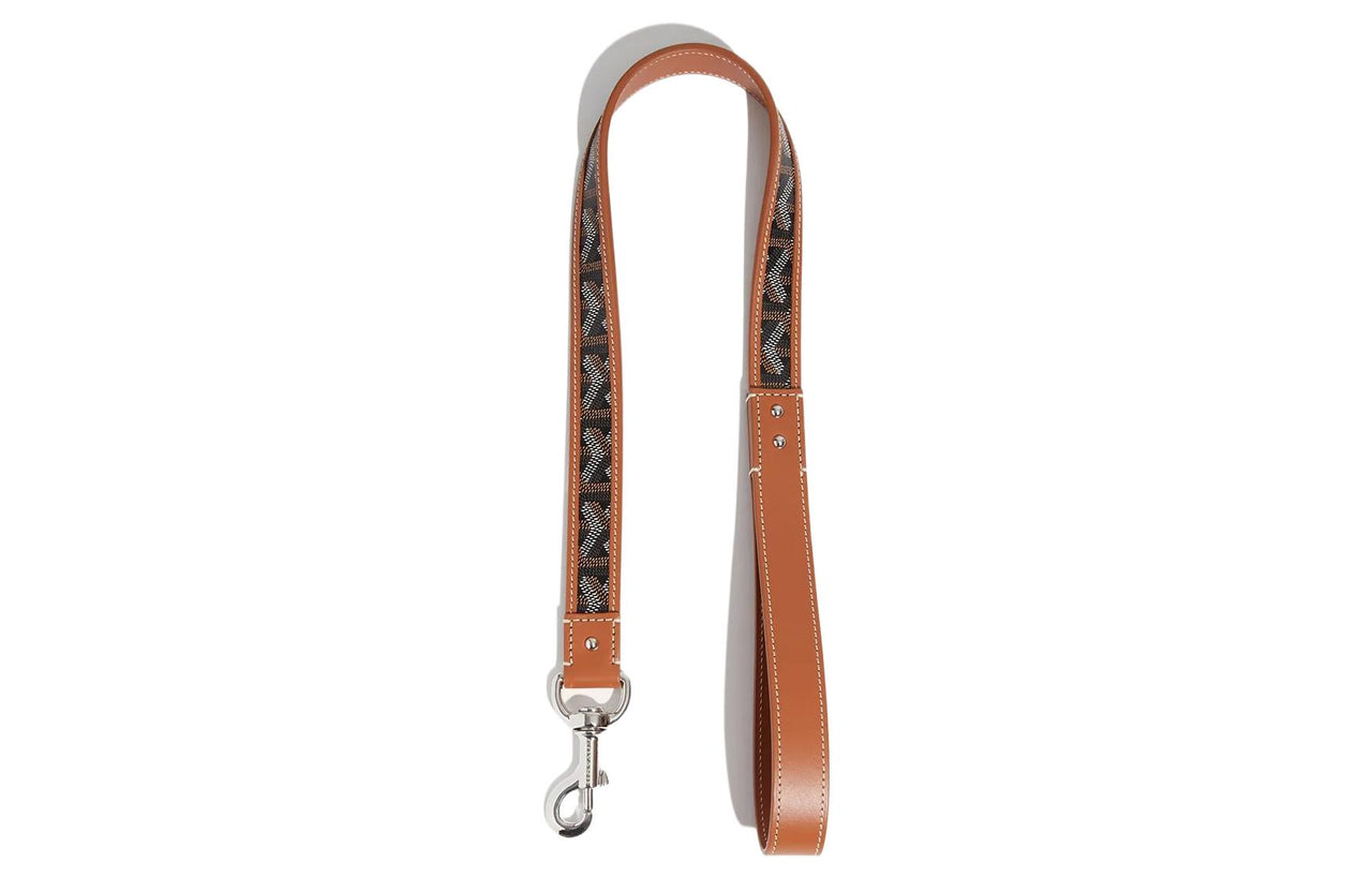 GOYARD Goyardine Canvas With Vauzelles Calfskin Dog's Teeth Bag Straps Unisex Black/Brown