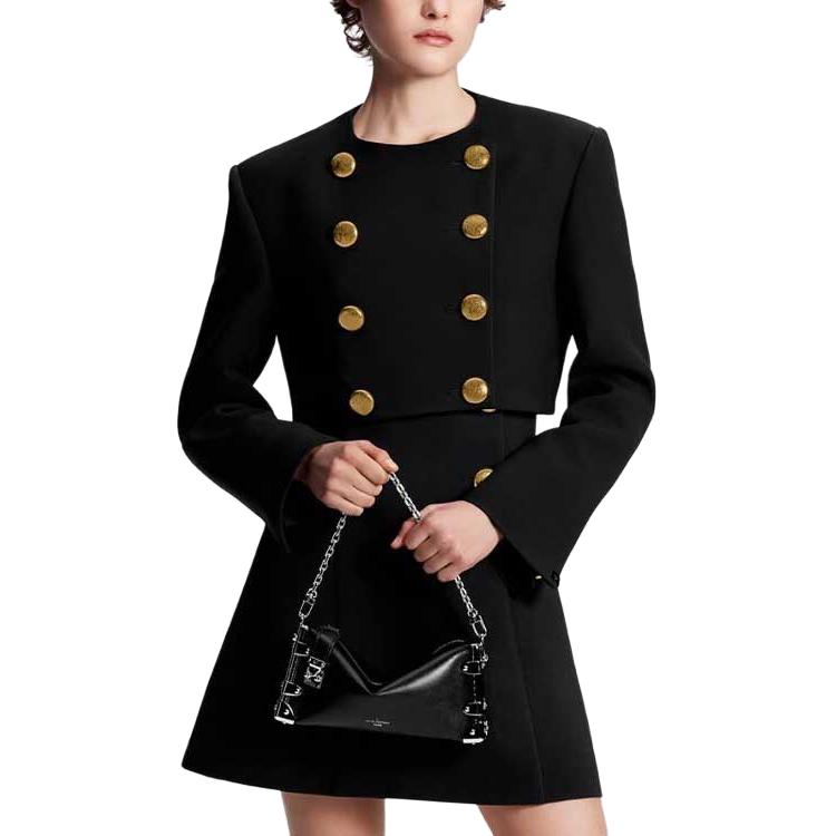 LOUIS VUITTON Hammered Button Tailored Jacket
