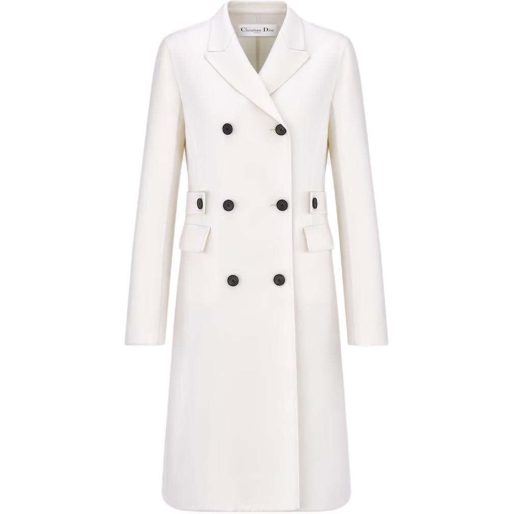 DIOR Coats Women's White