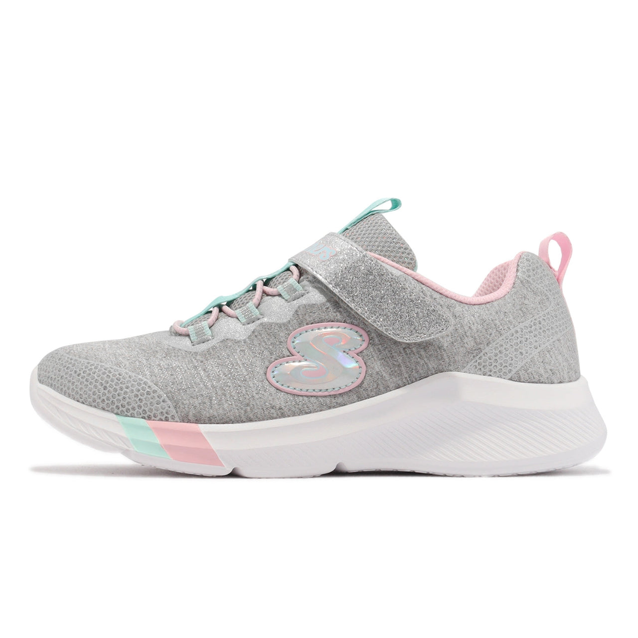 (PS) Skechers Dreamy Lites 'Light Grey White' 302021-LLTGY