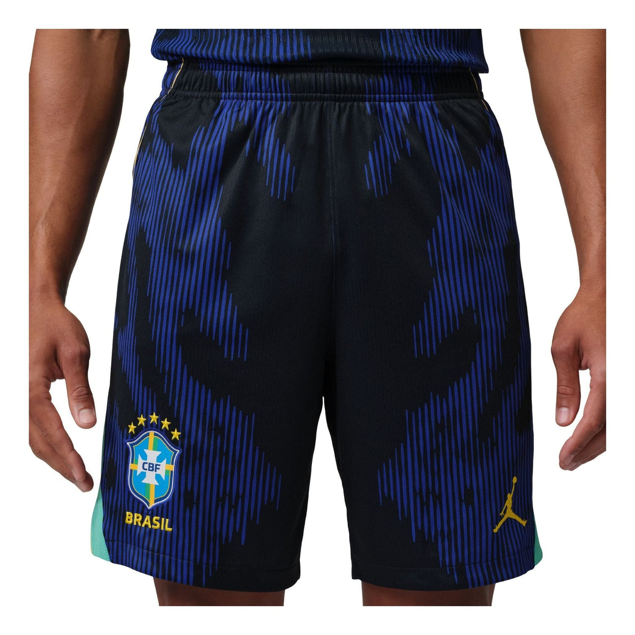 Air Jordan Brazil 2026 Stadium Away Dri-Fit Soccer Replica Shorts 'Royal Black' IU1073-417