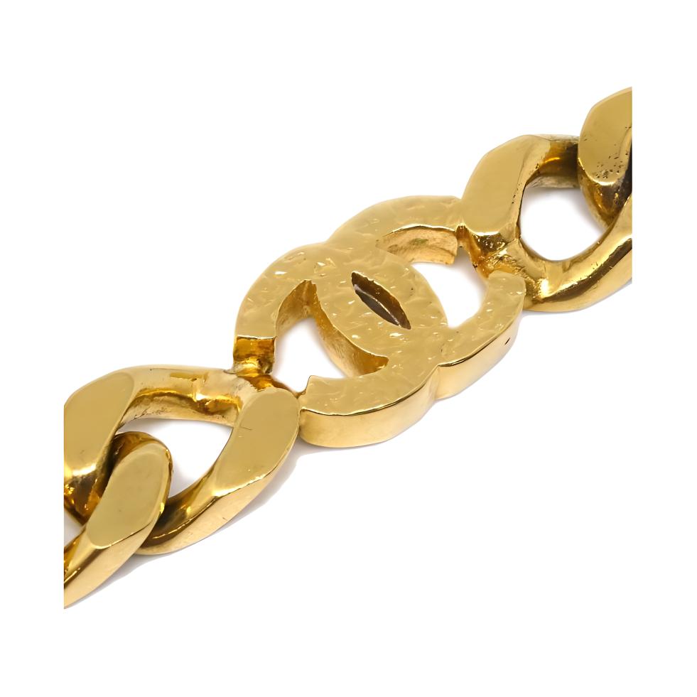 CHANEL 1990 2000s Cc Chain Bracelet