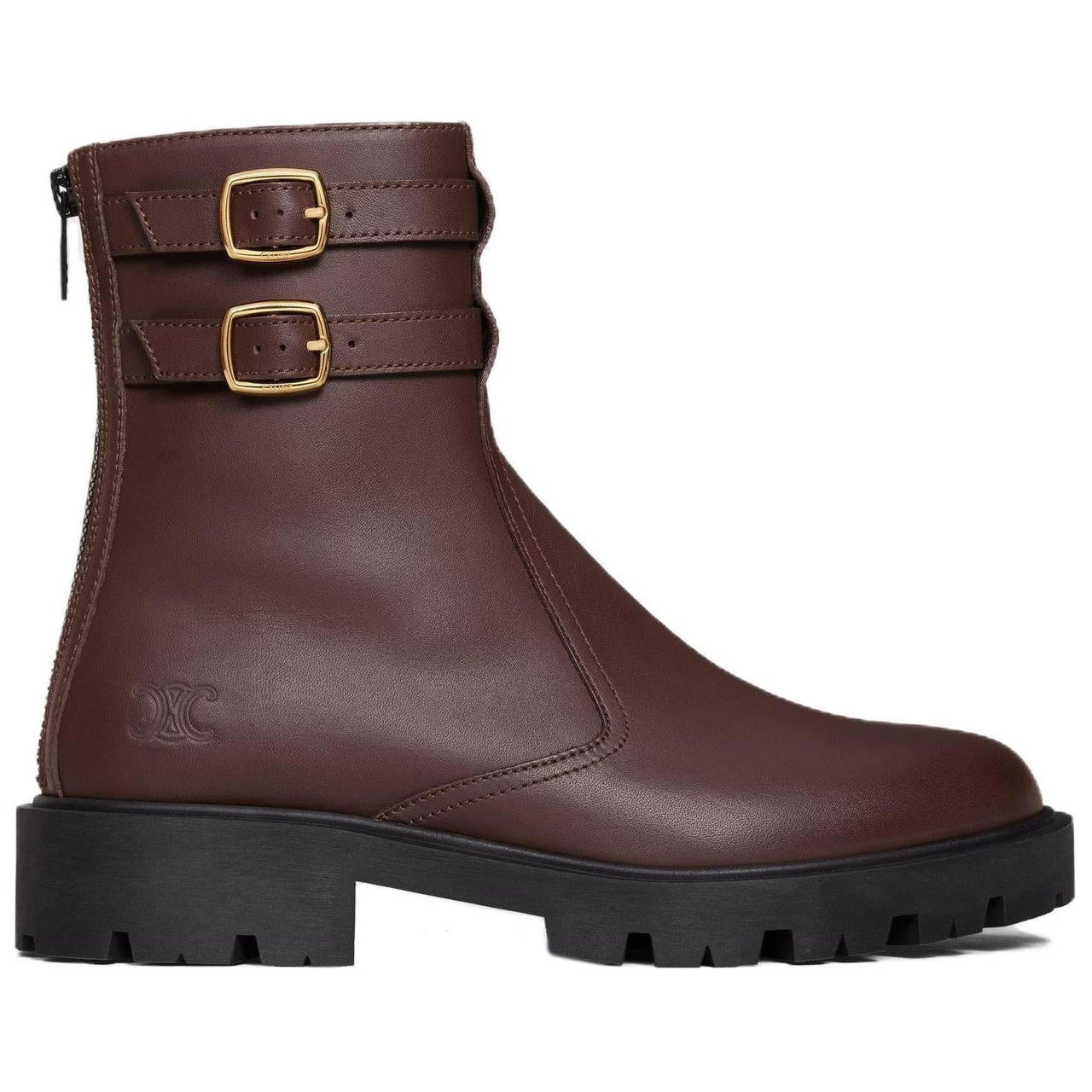 CELINE Ankle Boots Women's Brown