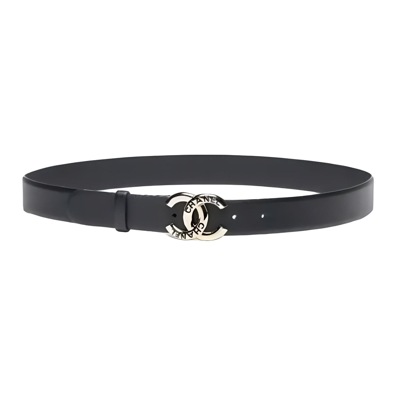 CHANEL - Leather Belts Women's Black -