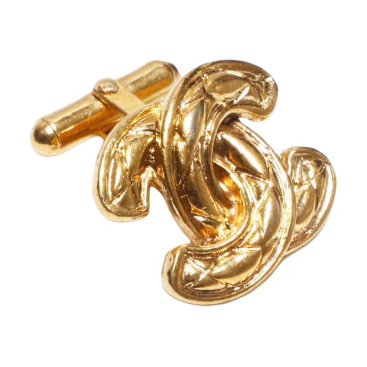 CHANEL 1990s Cc Logo Clip-on Earrings