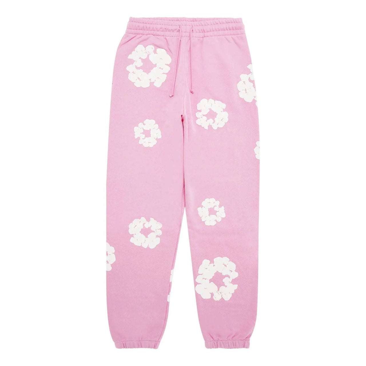 Denim Tears Cotton Wreath Logo Sweatpants 'Pink White' 401-100-30
