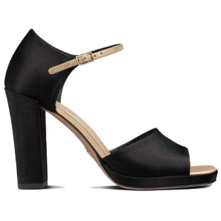 DIOR Illusion Strap Sandals Women's Black