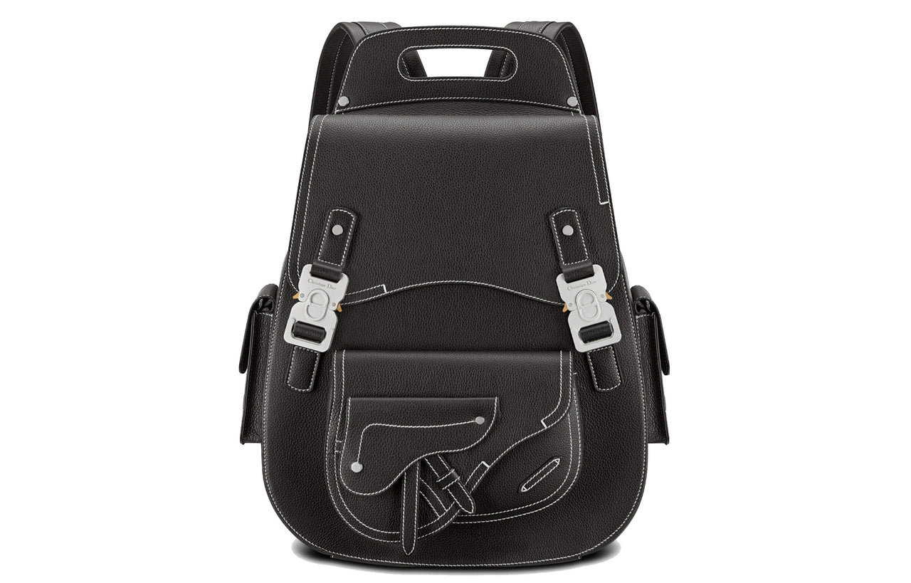 DIOR Grained Calfskin Backpack Large Size Men's Black