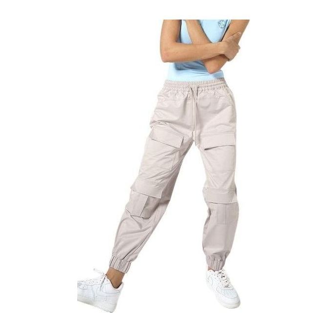 (WMNS) House of Cenmar Cargo-Pockets Pants 'Beige' HOC-WBI