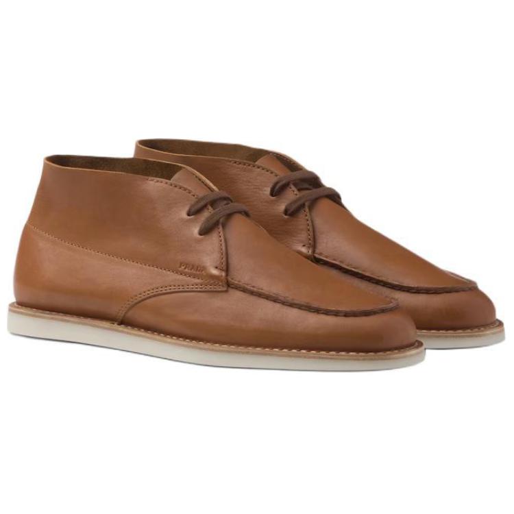 PRADA Chukka Nappa Leather Boots
