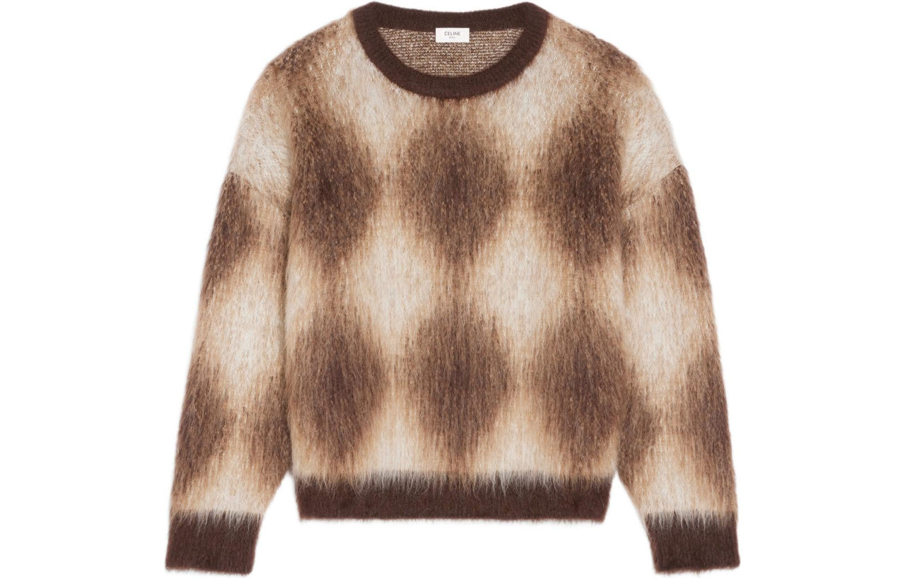 CELINE Crewneck Cropped Jumper