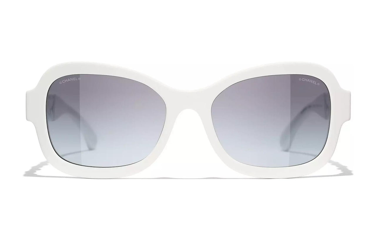 CHANEL Sunglasses Women's White