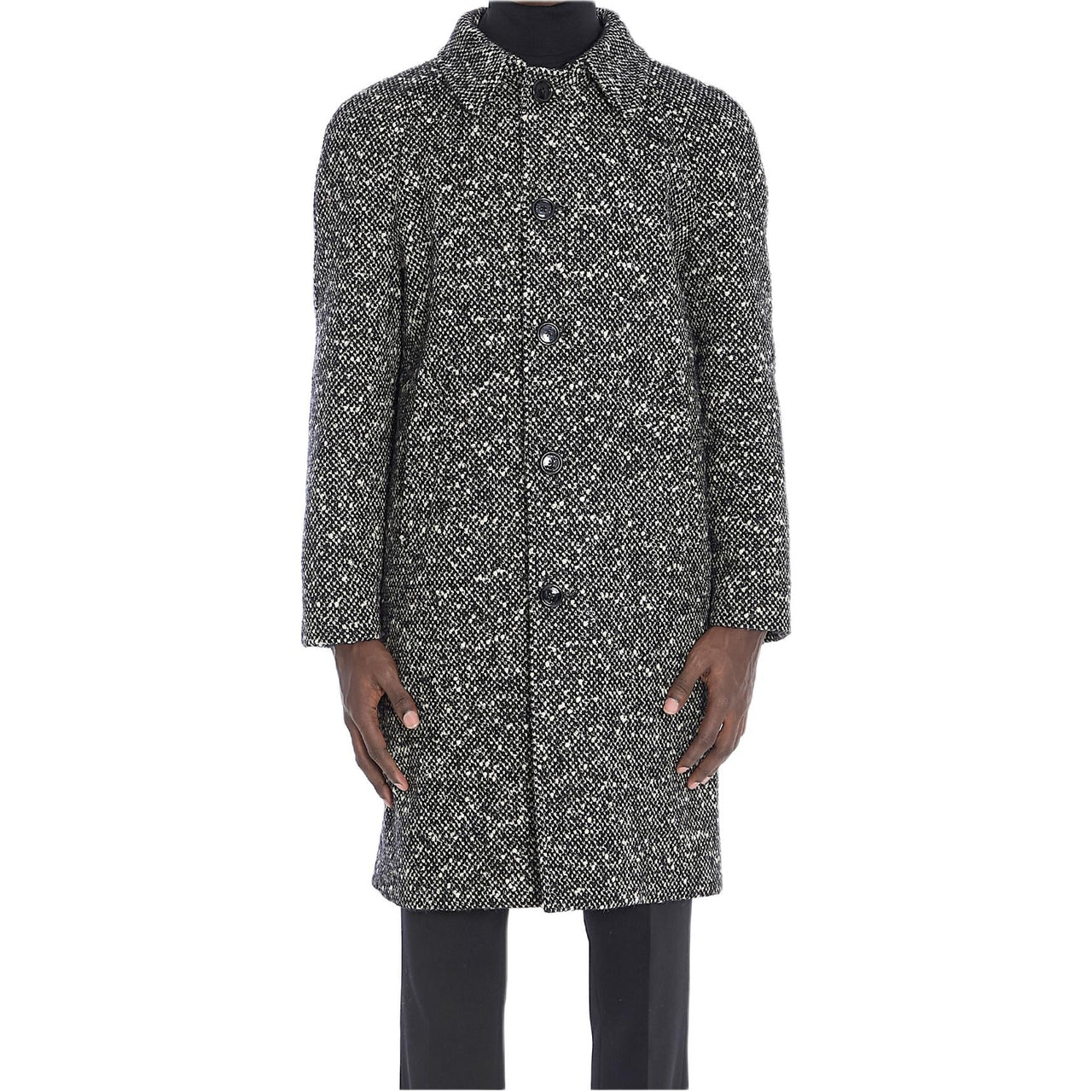 CELINE Collared Button Up Coat