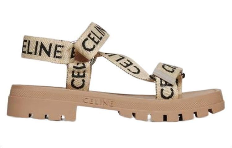 CELINE Beach Sandals Men's Brown