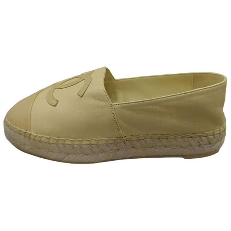CHANEL 22P Espadrilles Women's Yellow