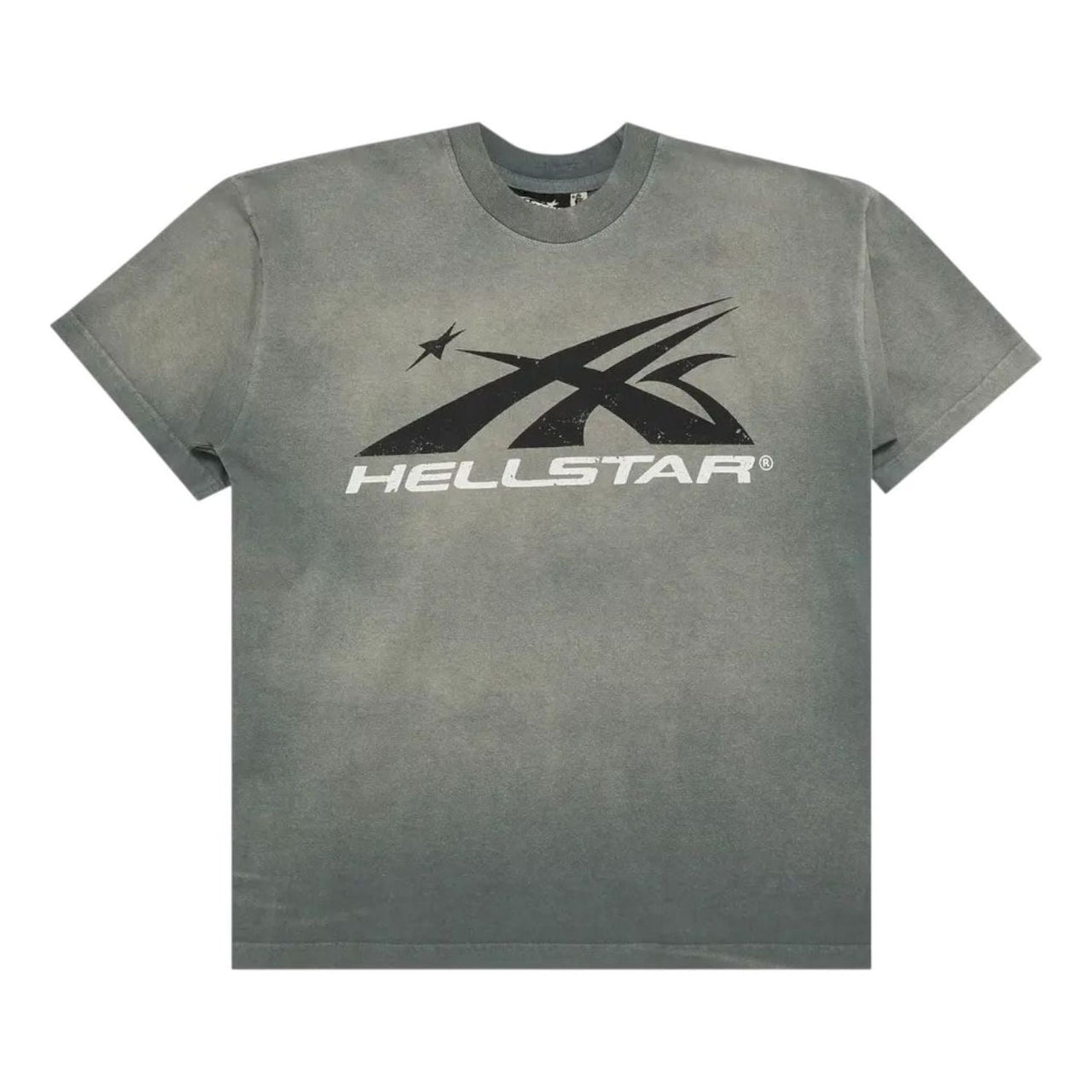 Hellstar Gel Sport Logo T-Shirt 'Grey' 9357-1SS240103GSLT-GREY