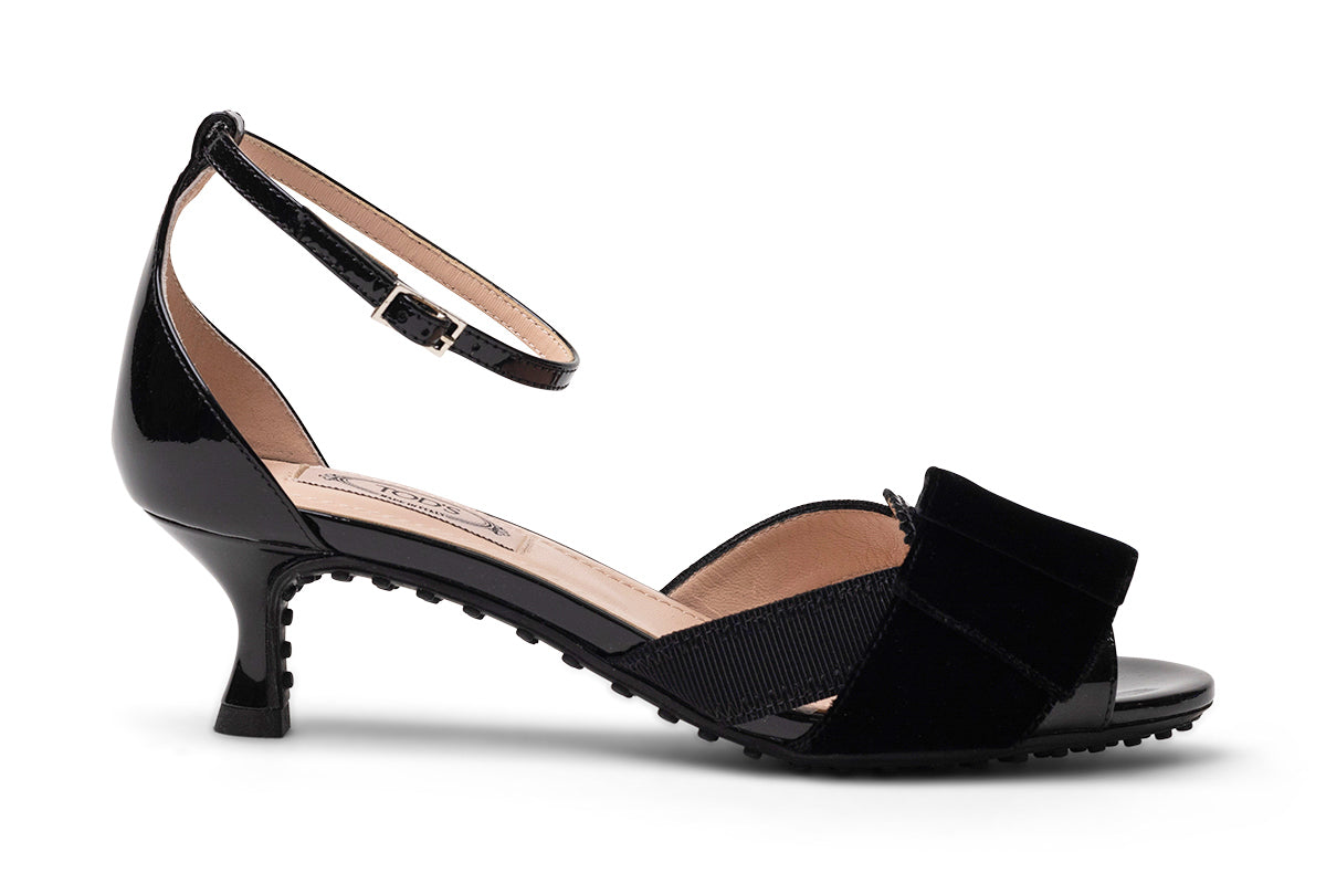 Tod's 50Mm Velvet-Detail Sandals