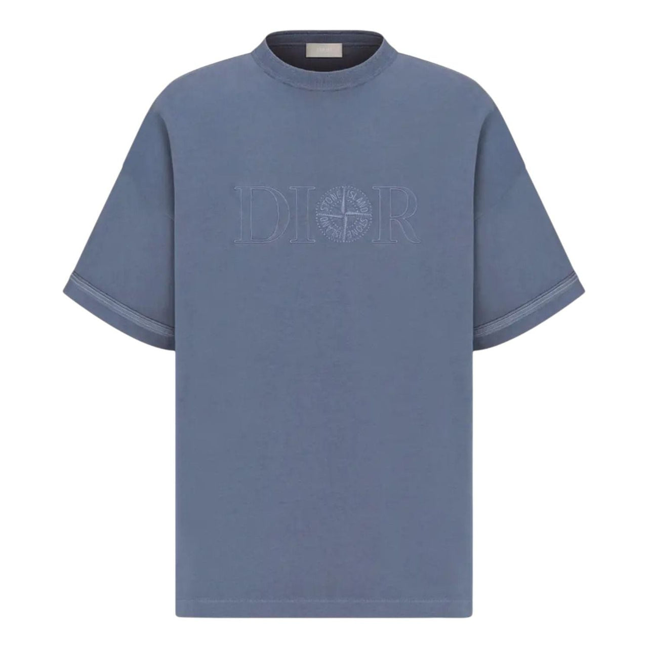 Dior x Stone Island T-Shirt 'Blue' 493J638A0554-C888