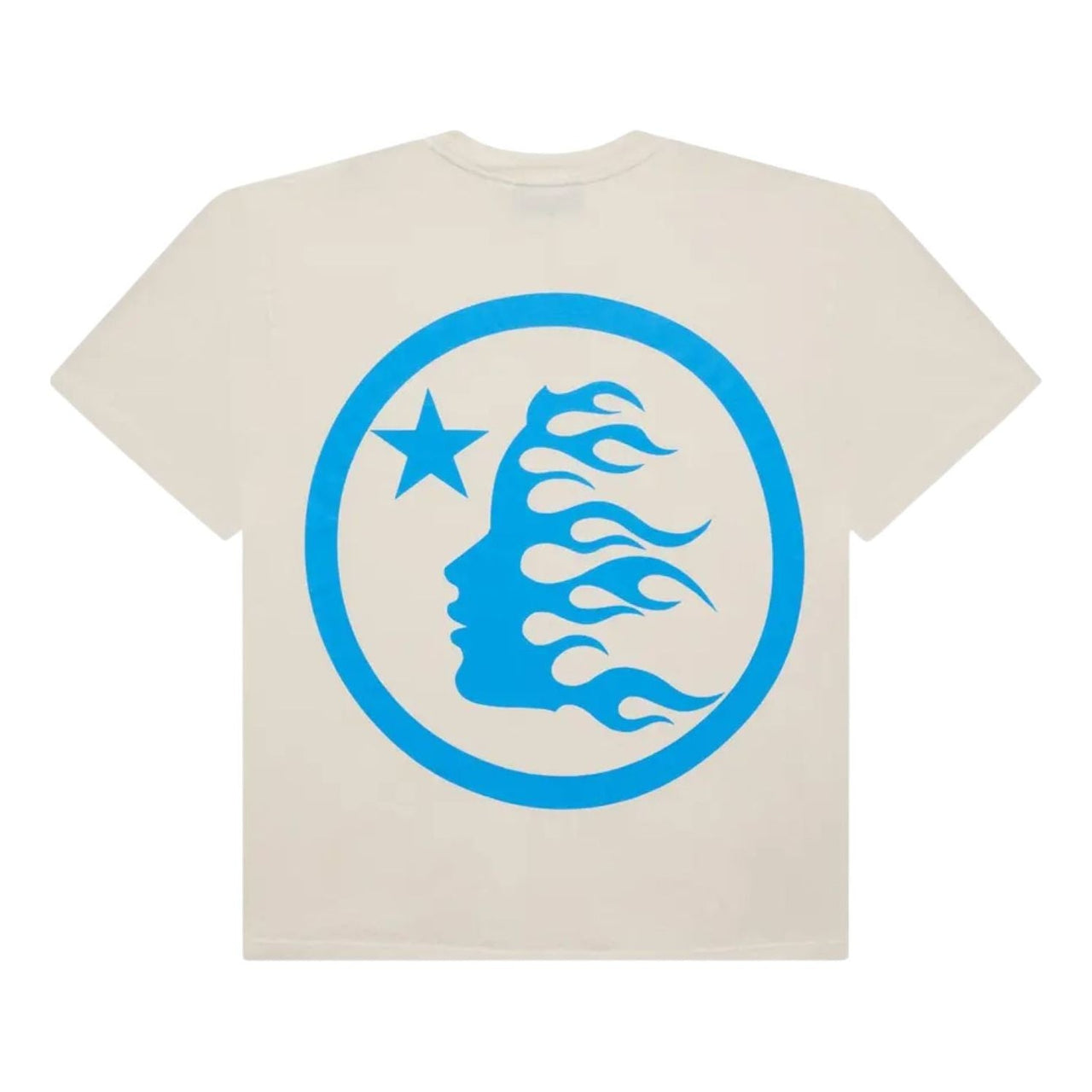 Hellstar Classic T-Shirt Regular Print 'White Blue' HSCC01TEE003-WHBL