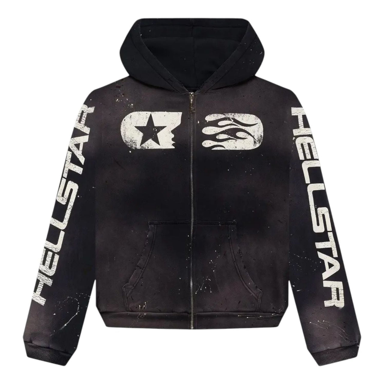 Hellstar Studios Zip Hoodie 'Black' HS03ZIP001-BLAC