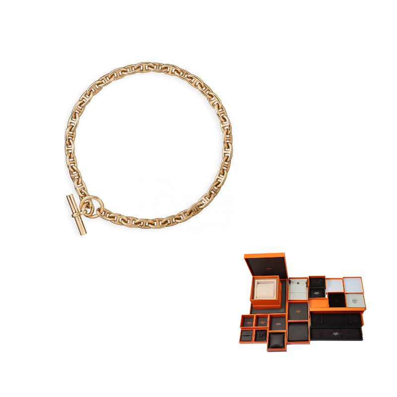 HERMES 18K Gold Bracelets Women's Gold
