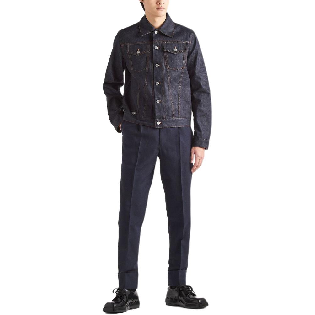 PRADA Denim Blouson Jacket