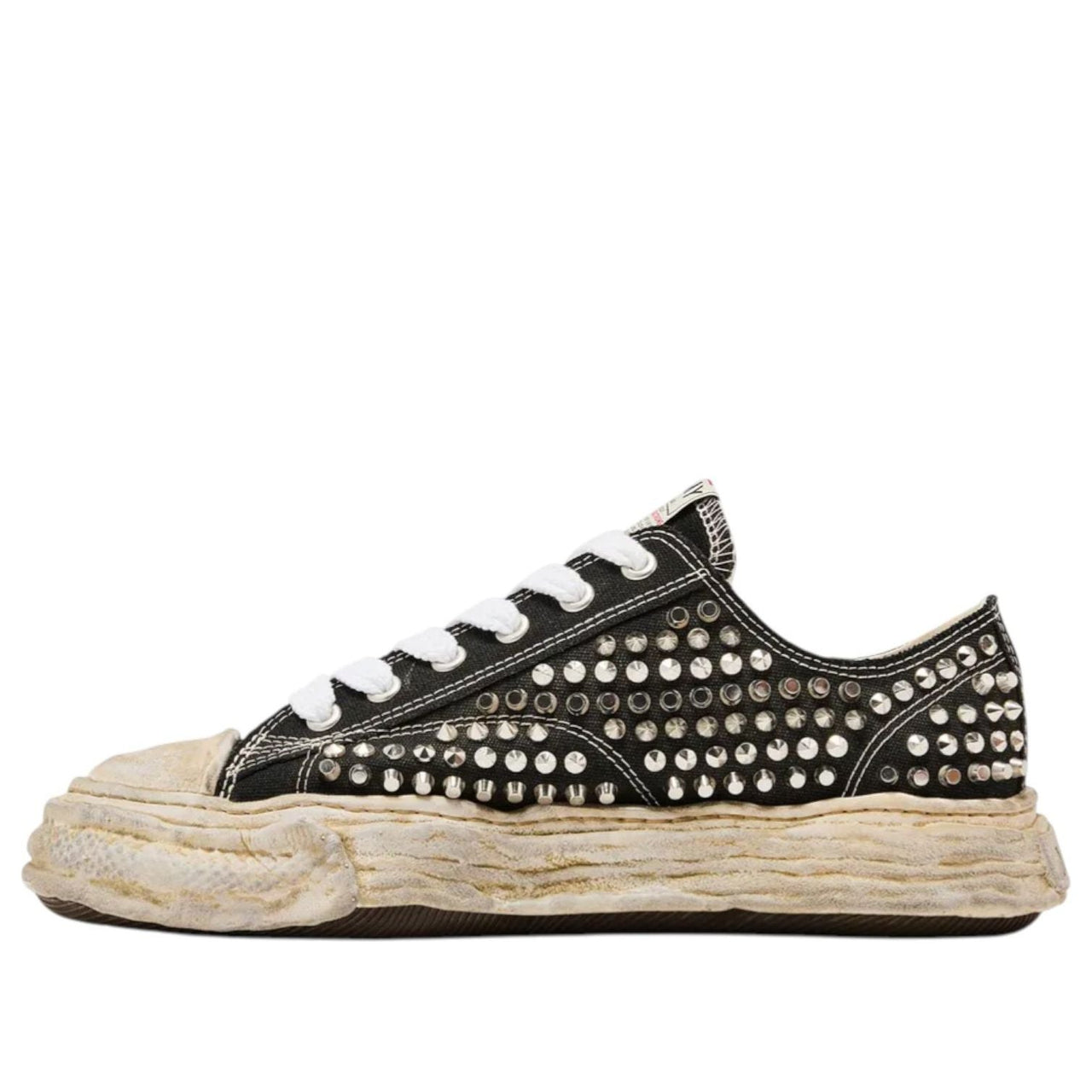 Maison MIHARA YASUHIRO Peterson 23 OG Sole Studded Canvas Low 'Black' A13FW715-BLK