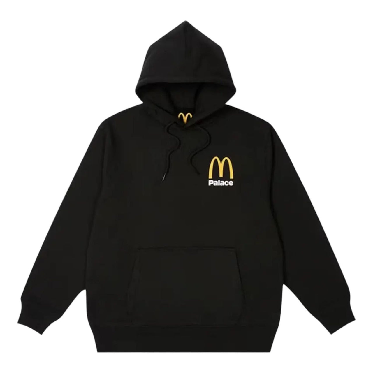 Palace x McDonald's Logo Hoodie 'Black' P25CS173