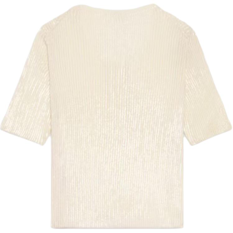 CELINE Embroidered Top In Wool