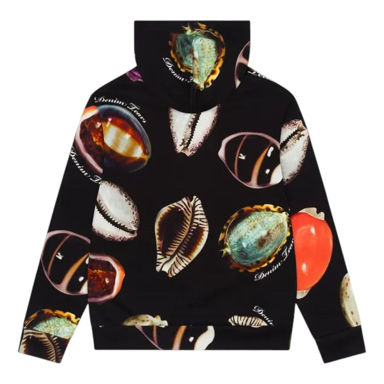 Denim Tears Shell Hoodie 'Black' SS25THD0622