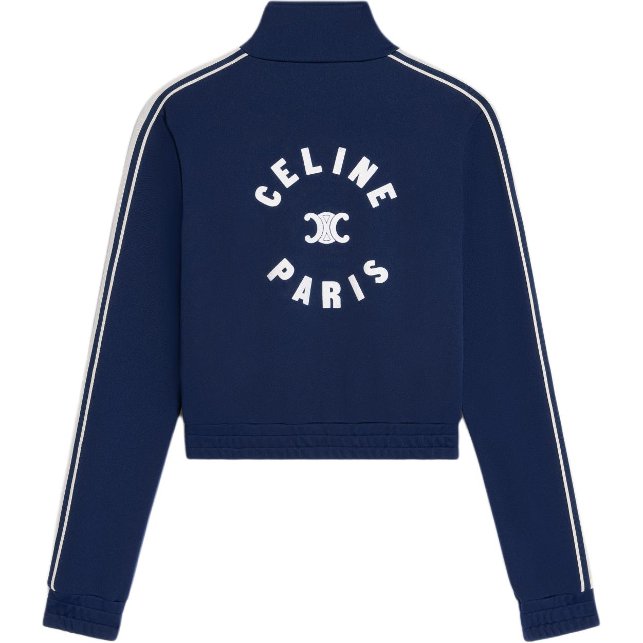 CELINE FW24 Jackets Coats Women's Marine Blue