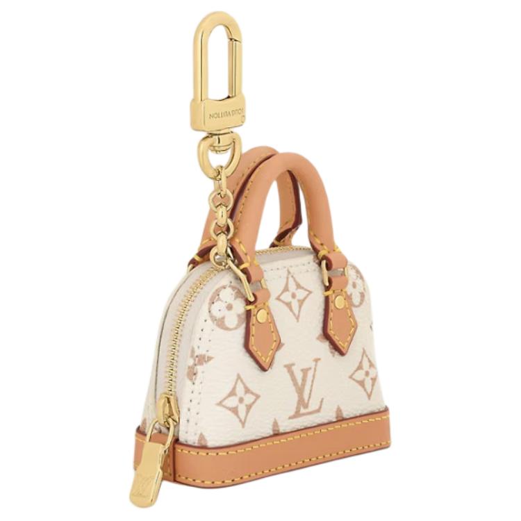 LOUIS VUITTON Micro Alma Coated Canvas Bag Accessory Women's Beige & Brown