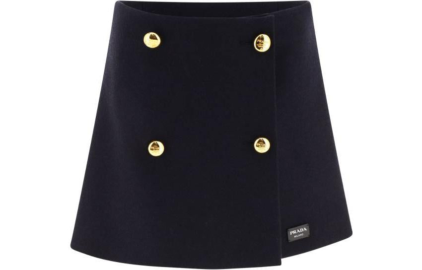 PRADA Casual Short Skirts Women's Blue