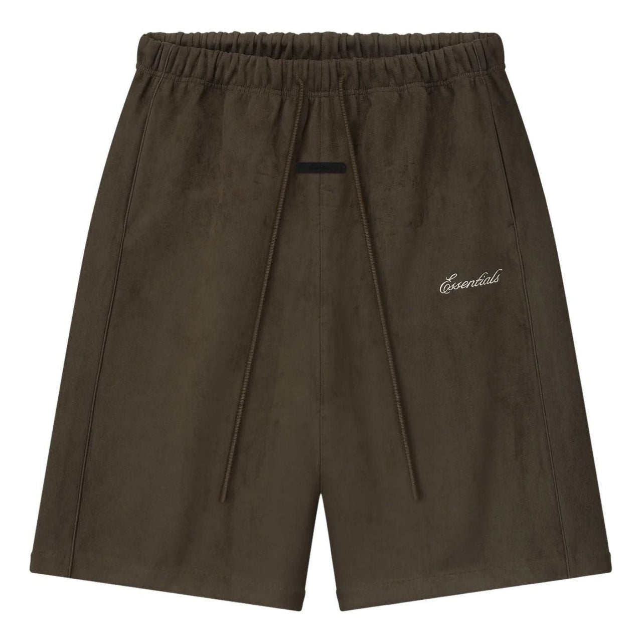 Fear of God Essentials Suede Fleece Signature Relaxed Sweatshort W/ Piping 'Brown' 160SP264892F