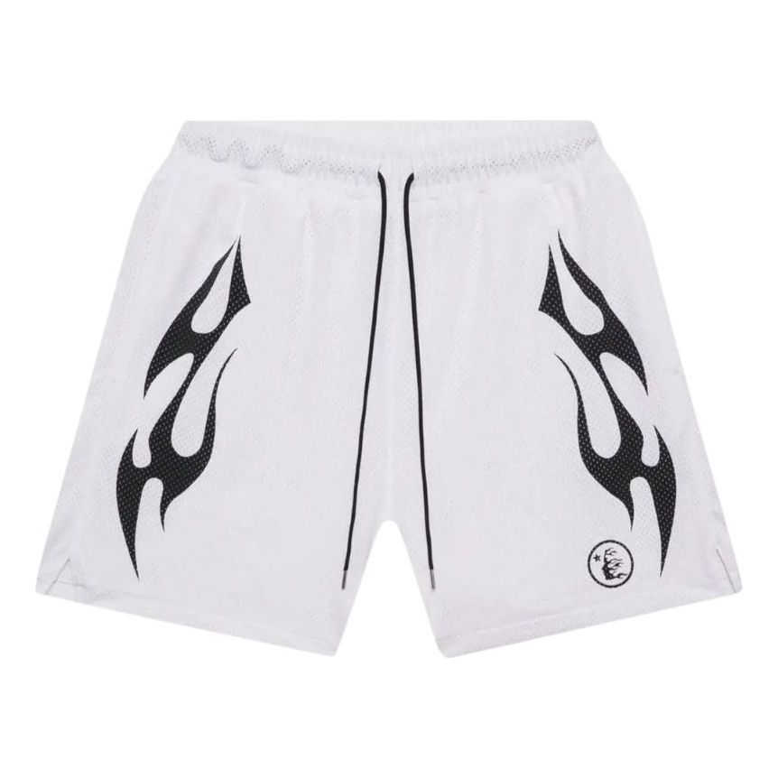 Hellstar Mesh Shorts 'White' HS03SHO003-WHT