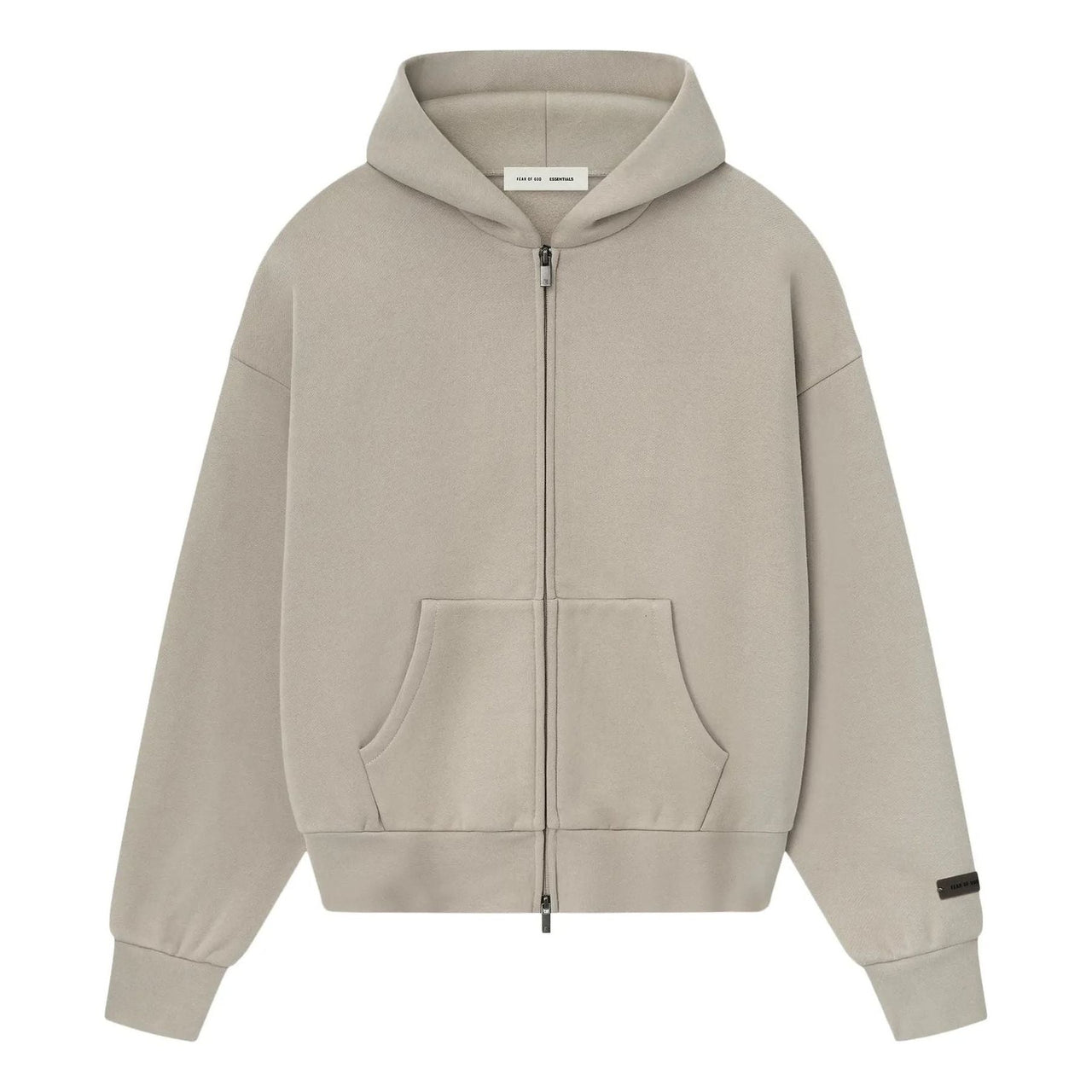 Fear of God Essentials Classic Full Zip Hoodie 'Timber' 192SP254781F
