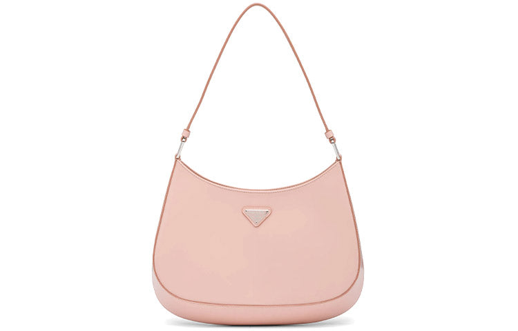 PRADA Cleo Leather Crossbody Bags Handbags Women's Orchid Pink