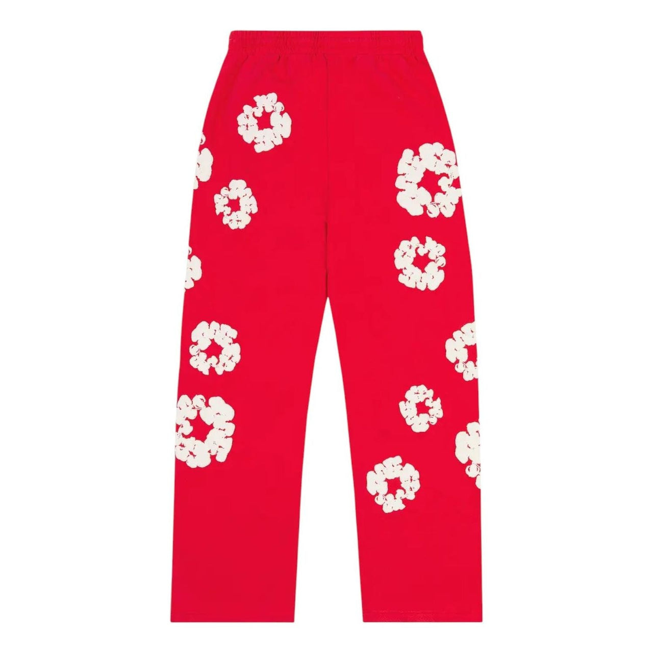 Denim Tears Cotton Wreath Baggy Sweatpants 'Red' SS25BAS11402049