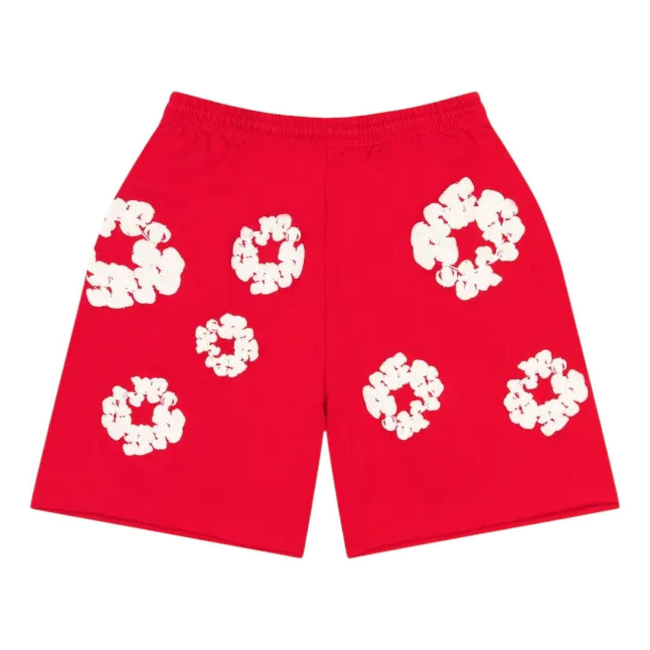 Denim Tears Cotton Wreath Sweatshorts 'Red' SS25BRS2952058