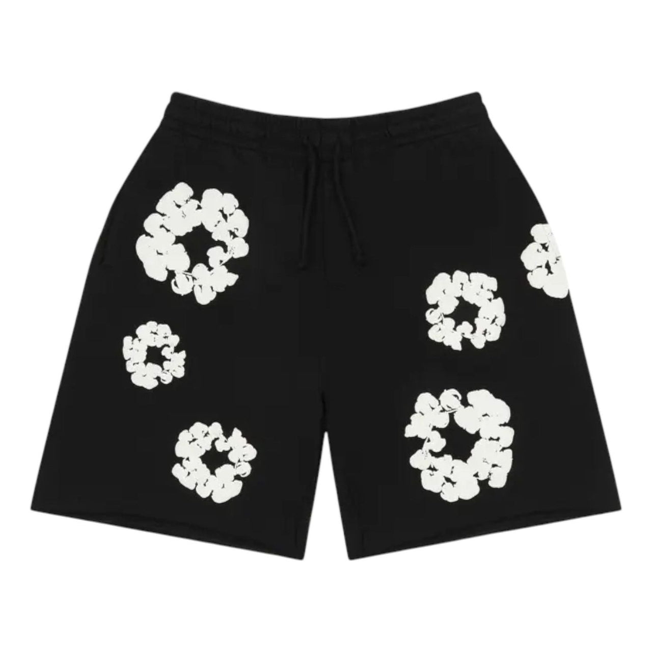 Denim Tears Cotton Wreath Sweatshorts 'Black' SS25BRS2952054