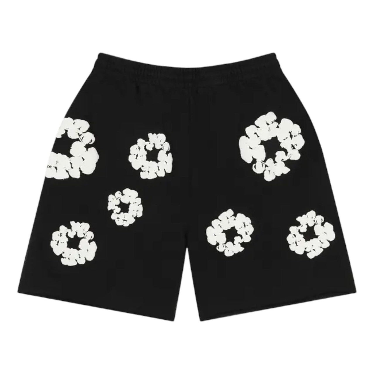 Denim Tears Cotton Wreath Sweatshorts 'Black' SS25BRS2952054