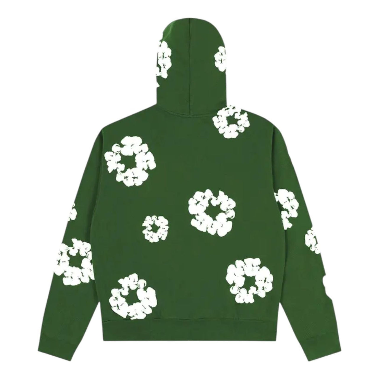 Denim Tears Cotton Wreath Zip Hoodie 'Green' SS25TZH11412041